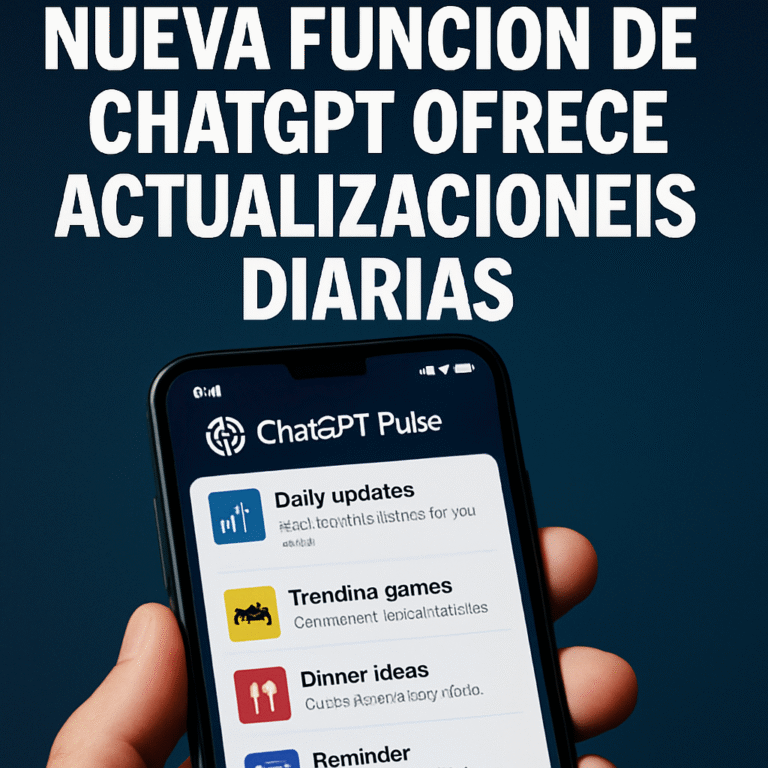 Descubre ChatGPT Pulse: La Nueva Era de Asistencia Inteligente