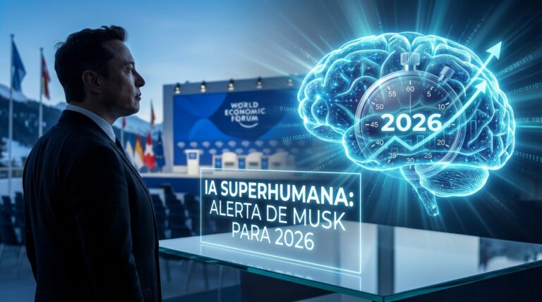 ¿IA más inteligente que cualquier humano en 2026? Musk en Davos y un cronograma que obliga a decidir