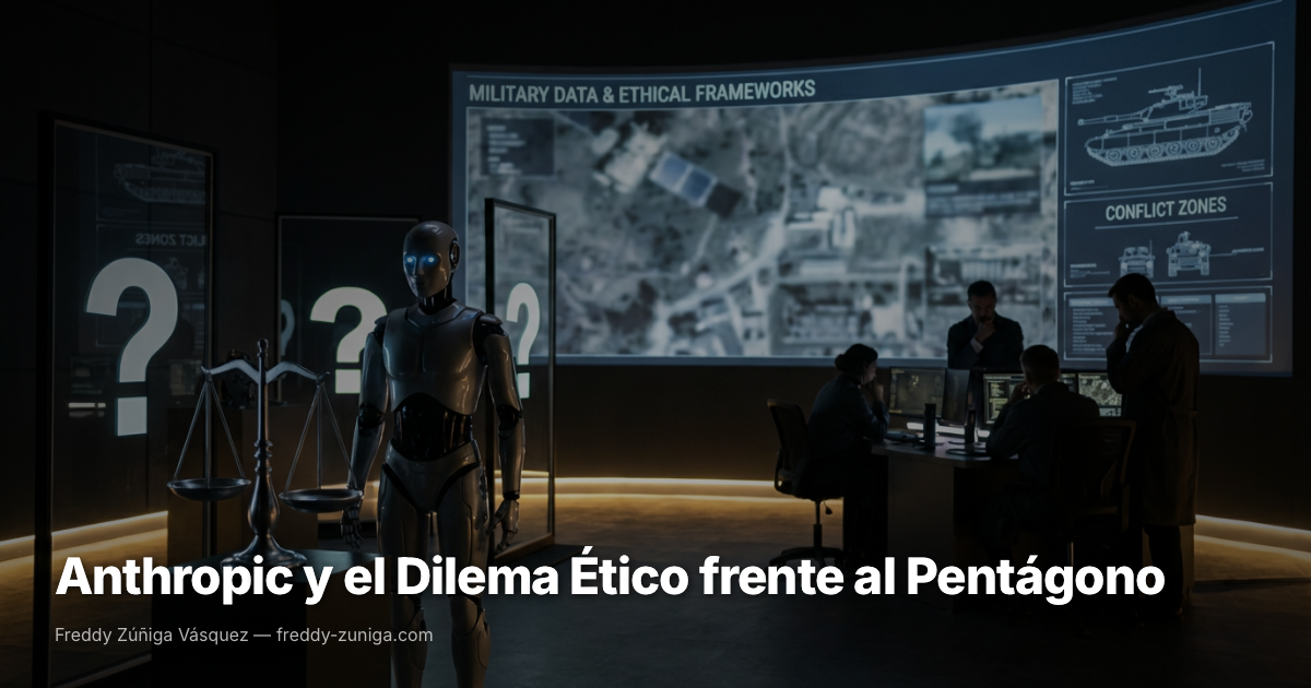 En este momento estás viendo Anthropic y el Dilema Ético frente al Pentágono