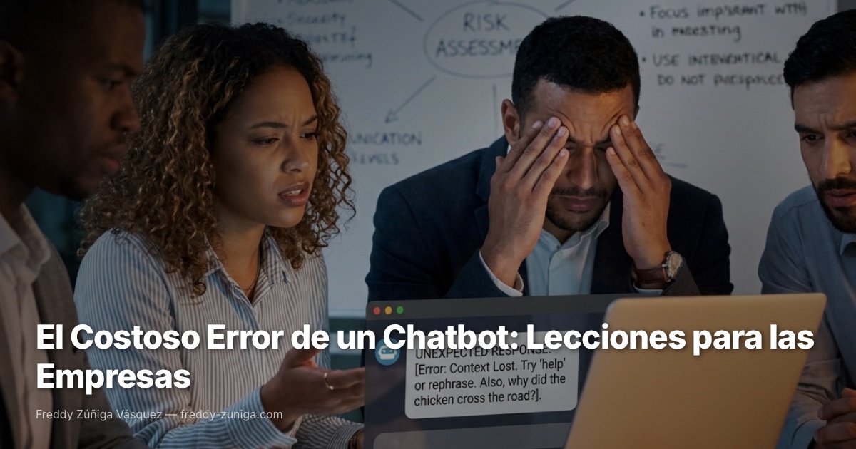 Lee más sobre el artículo El Costoso Error de un Chatbot: Lecciones para las Empresas